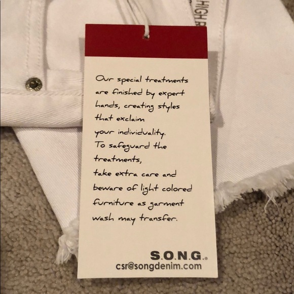 SONG Perfect Ten HighRise Stretch Jean Cycle Short - Picture 4 of 7